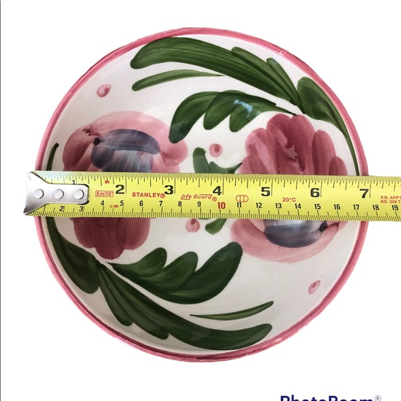 Hand Painted (in Spain) Bowls. Like New. No chips or cracks. Set of two. - Picture 5 of 6